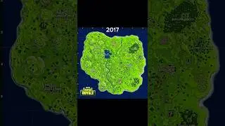 Fortnite Map Evolution 2017-2025