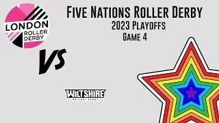 London Batter C  vs Wiltshire Roller Derby - Playoffs 2023, Game 4 - Five Nations Roller Derby