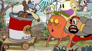 Уорнер Верман так легко уничтожает всех боссов Cuphead!!