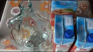 Przepis na cydr z soku 100% z kartonu