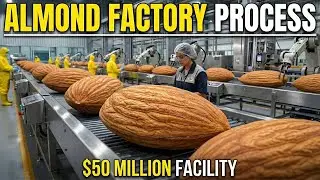 How Almonds Are Made - Modern Factory Process You've Never Seen