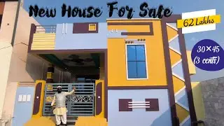 NEW HOUSE FOR SALE | 3 CENTS WEST FACE | SUDHIREDDYPPALLI UMAMAHESHWARI NAGAR | KURNOOL | 6300957694