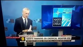 NATO's warning on chemical weapon use
