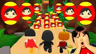 Tag with Ryan EGG 🥚 - Stealth Ninja Ryan 🆚 Jack O'Lantern Halloween Update !