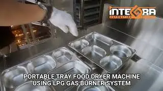 PORTABLE TRAY FOOD DRYER MACHINE USING LPG GAS BURNER SYSTEM by INTEGRA