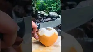 How to Cut and Enjoy Fresh King Coconut.🌴🥥🔪#viral #shorts #foryou