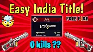 Kill se Heal Laser ka India Glory Title! (Free Fire Secret Trick Revealed) #