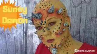 Sunny Demon Special Effects Makeup Tutorial | Creature Makeup | Halloween Look