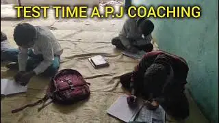 Dr  A. P. J. Abdul Kalam Coaching Test time