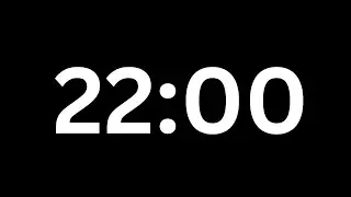 22 minute timer without music [NO SOUND] compte &agrave; rebours