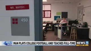 Hope College lineman balances life as a teacher