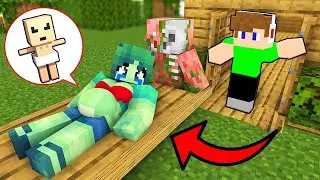 NAGYON CSÚNYA GYEREKEM SZÜLETETT A MINECRAFT-BAN! 😱 4#