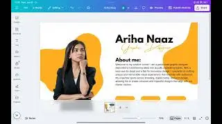 How to make portfolio using Canva | Portfolio Design complete course for beginners #portfoliomaking