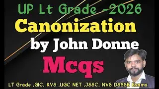 Canonization by John Donne MCQ Lt grade, John Donne's canonization MCQ, canonization MCQ, Lt grade