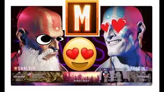 Finally got the Dhalsim mirror match but they play Modern Controls!