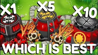 Super Mines VS 5 Spiked Mines VS 10 Spiked Balls