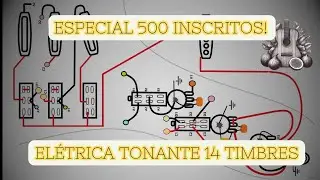 ESPECIAL 500 INSCRITOS: Elétrica Tonante 14 TIMBRES Passo-a-Passo #luthieria #guitarra  #tonante