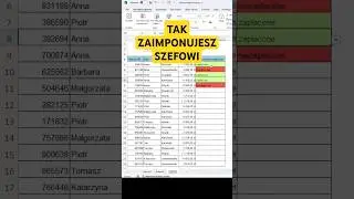 Zaimponuj Szefowi w Excelu. Lista z suma.jeżeli #excel #exceltips #exceltricks #microsoftexcel