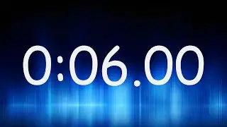 6 Second Timer - Countdown from 6 to 0