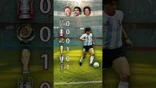 Pele vs Maradona vs Ronaldinho | Trophy Comparison 🏆⚽ Legendary Football Icons