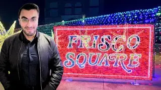 Christmas In The Frisco Square | Frisco Square Christmas Light Show | Christmas 2024 | Omer Farooq