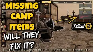 Fallout 76 Missing CAMP Items - Will They Be Fixed? Stein Displays, Communist Items, Possibly More