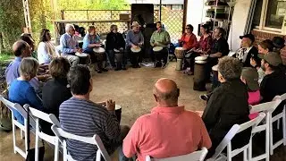 Dinner and Drumming | The Well Fed Community Garden, Irregardless Catering, Drum for Change