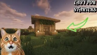Minecraft Easy Starter House | Simple Survival Build for Beginners.