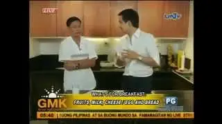 UNTV  What's For Breakfast  Fruits, Milk, Cheese with Egg and Bread Whats For Breakfast