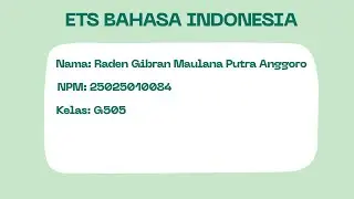 Tugas ETS Bahasa Indonesia G505
