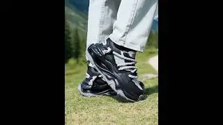 NOXM.COM | Distressed Edge Rope Laces Breathable Chunky Sneakers with Hollowed Out Sole