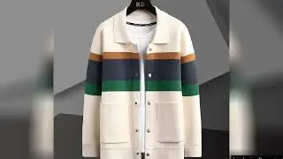 2024 Spring and Autumn New Business Casual Cardigan Sweater Men's Fashion Versatile Long sleeved Kni