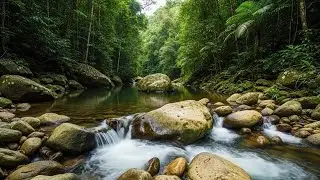 Eternal Water Stream Sounds with Ultra Clear Ambience for Deep Focus, Sleep and Meditation