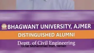 Alumni Speak Omar Mohammad (Yemen)