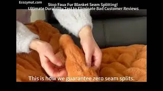 🛑 Stop 1-Star Reviews! Faux Fur Seam Splitting is a Return Killer.