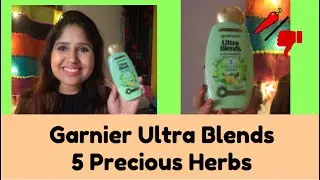 Garnier Ultra Blends 5 Precious Herbs Shampoo Review in English | Hot or Not Reviews