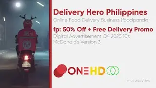 foodpanda 50% Off + Free Delivery on McDonald's Digital Ad Q4 2025 10s (Philippines, V3) [HD/ST]