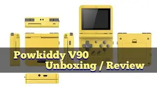 Powkiddy V90 GBA SP CLONE - Unboxing /Overview/Review 2021