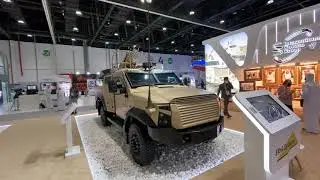 Elbit Sandcat 4x4 Mortar system #idex