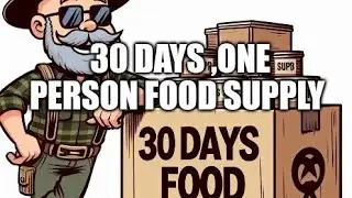 30 day long life food supply for one person
