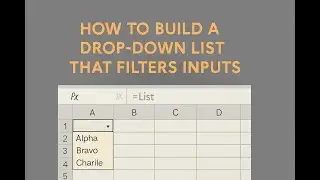 How To Create Drop Down List In Excel