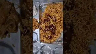 Chicken Biryani 🍲😍😋|| MESS food srm university || #biryani  #ytshorts #srmuniversity