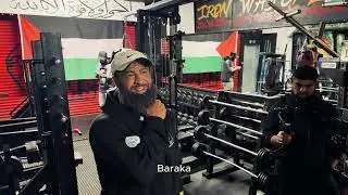The Muslim Undertaker Motivational Speech and training session at LMS Iron Paradise Gym