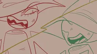 true expunged and origin bandu have a fight || D&B Golden Apple Animatic (Evelyn Evelyn)