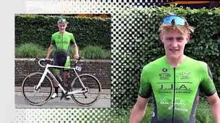 Wegwielrennen U17 Rotselaar 25/05/2024 Daan Wilmsen met voorsprong