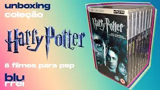 Unboxing Cole&ccedil;&atilde;o Harry Potter Filmes UMD para PSP
