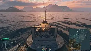 World of Warships, IJN Hashidate tier 1, 1st ol battle.