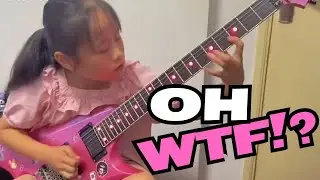 Shred Guitar by 8 year old (Reaction Video)