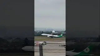 長榮航空 起飛！EVA Air BR765 Airbus A330-302 TPE - TFU #takeoff #20241230