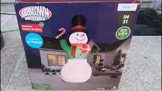 Review of the 2023/2024 At Home 20ft Snowman